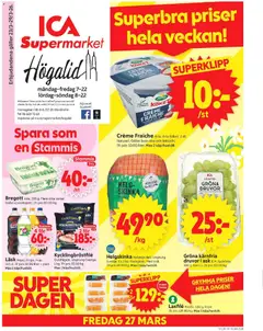ICA Supermarket - Stockholm - Förhandsvisning av reklamblad från butik ICA Supermarket aktuell från 23.03.2026