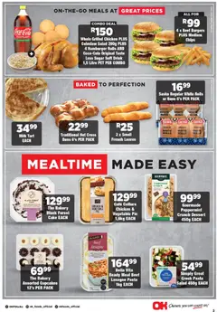 OK Foods specials catalogue – valid from 25.03.2026 | Page: 3 | Products: Chicken, Burgers, Chips, Salad