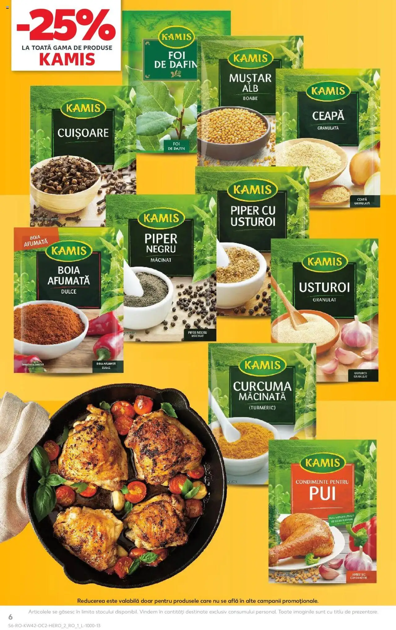 Noul catalog Kaufland – valabil de la 15.10.2025 | Pagină: 6 | Produse: Hacıyatmaz Kedi Oyuncağı, Condimente, Ceapă, Piper
