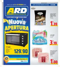 Anteprima del volantino ARD Discount Nuova Apertura Uta catalogo valido a partire dal 09.10.2025