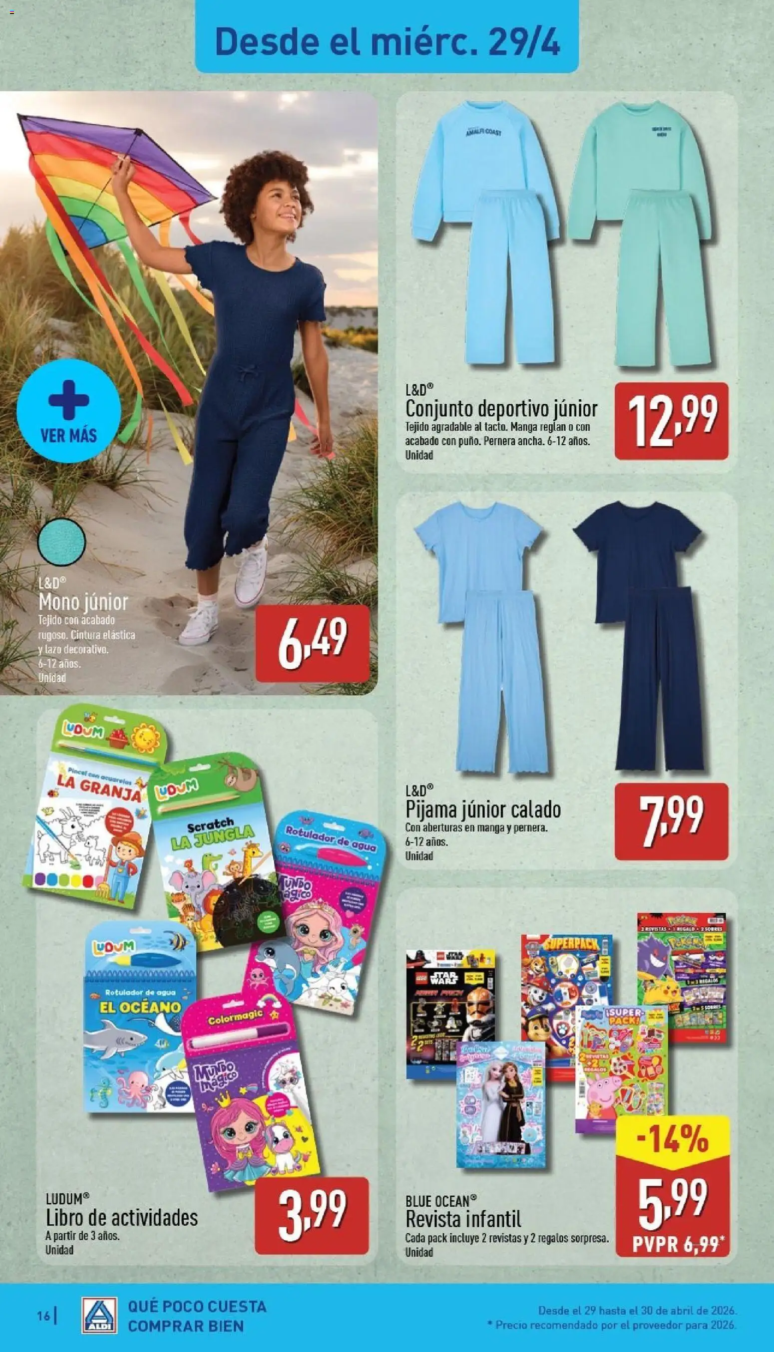 Aldi folleto Baleares │ válido desde el 27.04.2026 | Página: 16 | Productos: Pijama