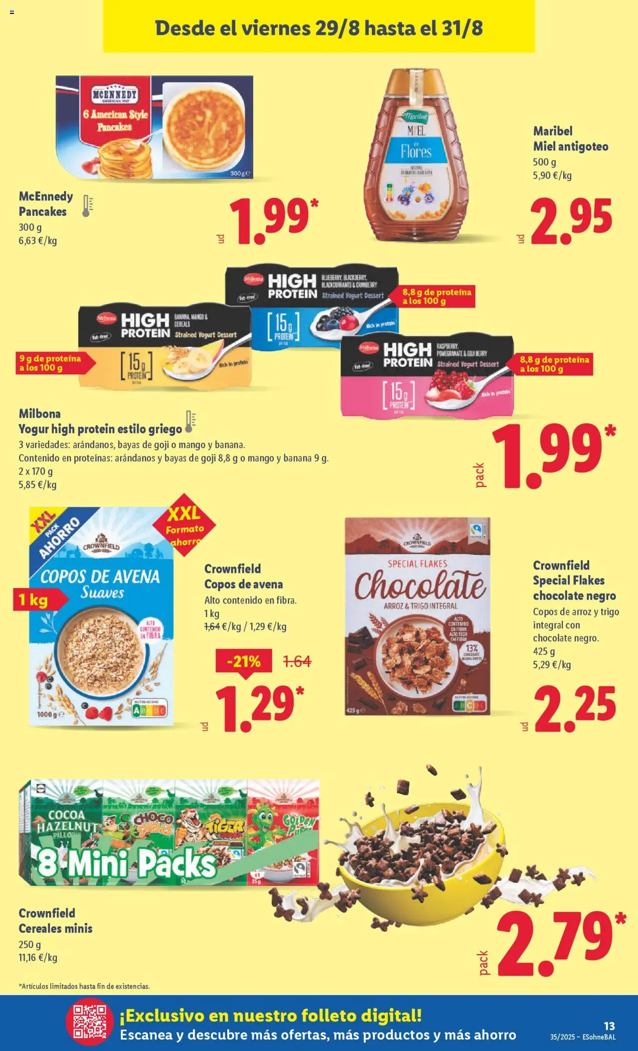 Lidl catálogo BCN │ válido desde el 25.08.2025 | Página: 15 | Productos: Ψηφιακή κάμερα, Cereales, Copos, Ρούτερ