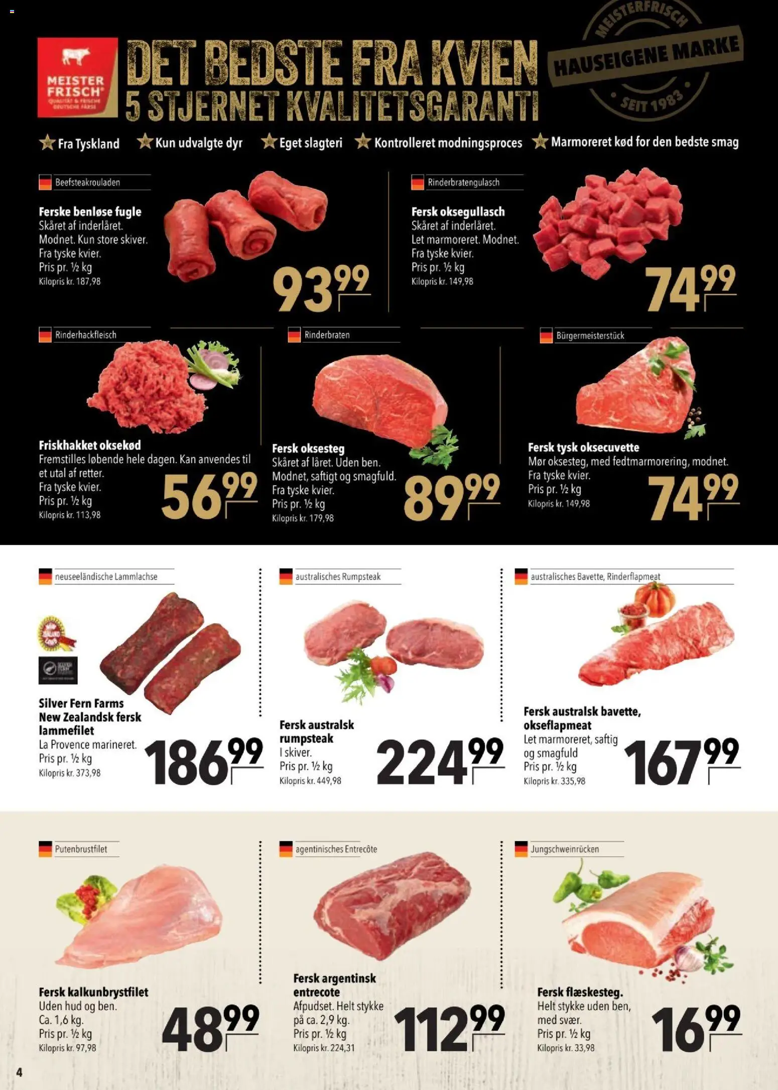 CITTI tilbudsavis – gyldig fra 24.02.2026 | Side: 4 | Produkter: Oksekød, Entrecote