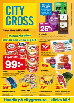 City Gross erbjudanden - Förhandsvisning av reklamblad från butik City Gross aktuell från 27.04.2026