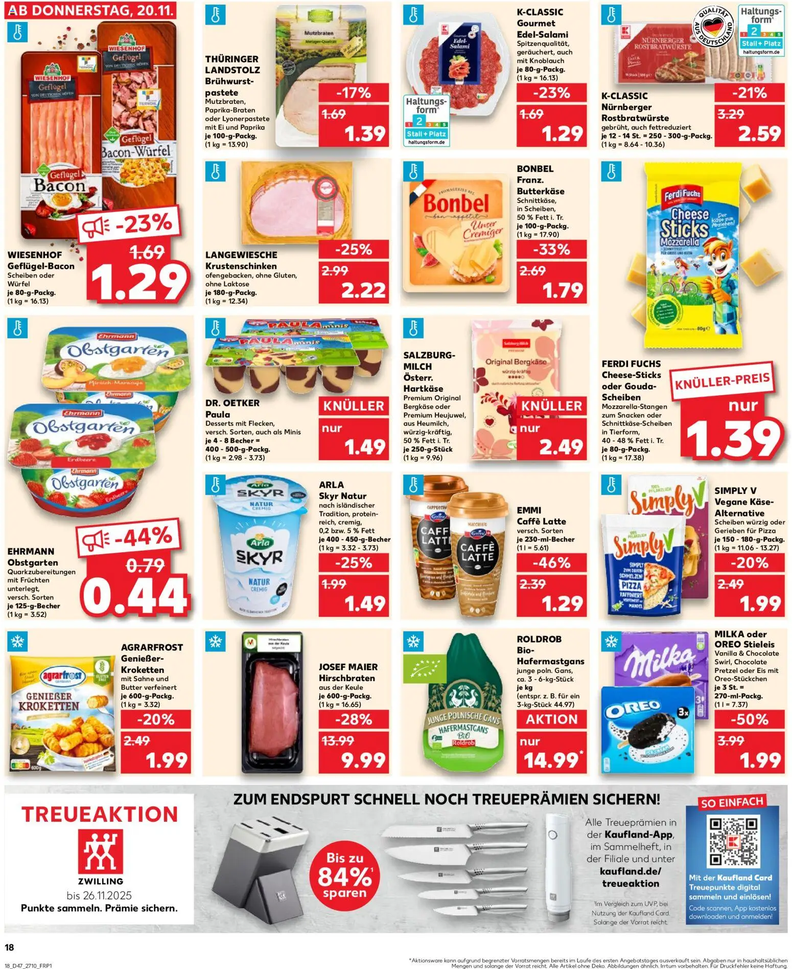 Kaufland prospekt Leipzig	 – gültig ab 23.11.2025 | Seite: 18 | Produkte: Käse, Gouda, Paprika, Salami
