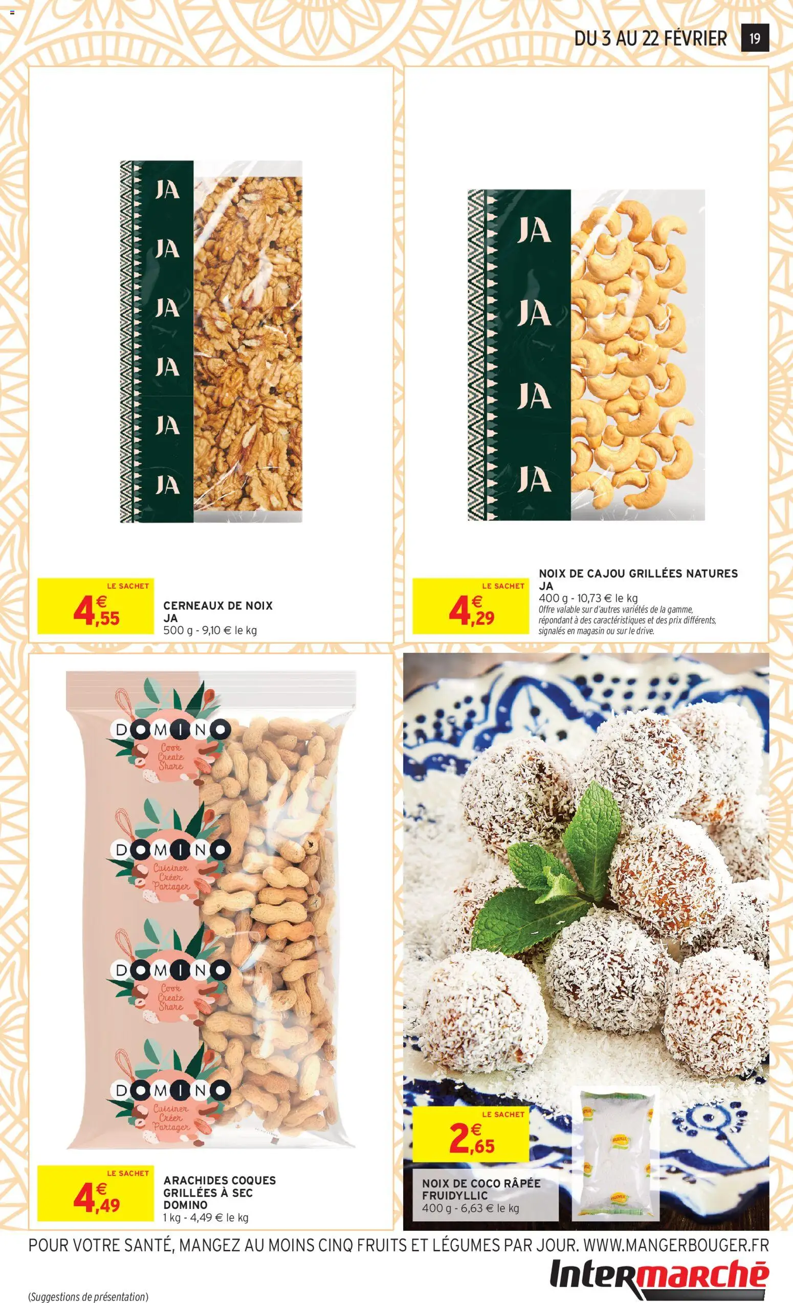 {H1} | Page: 19 | Produits: Noix de cajou, Noix de coco, Noix