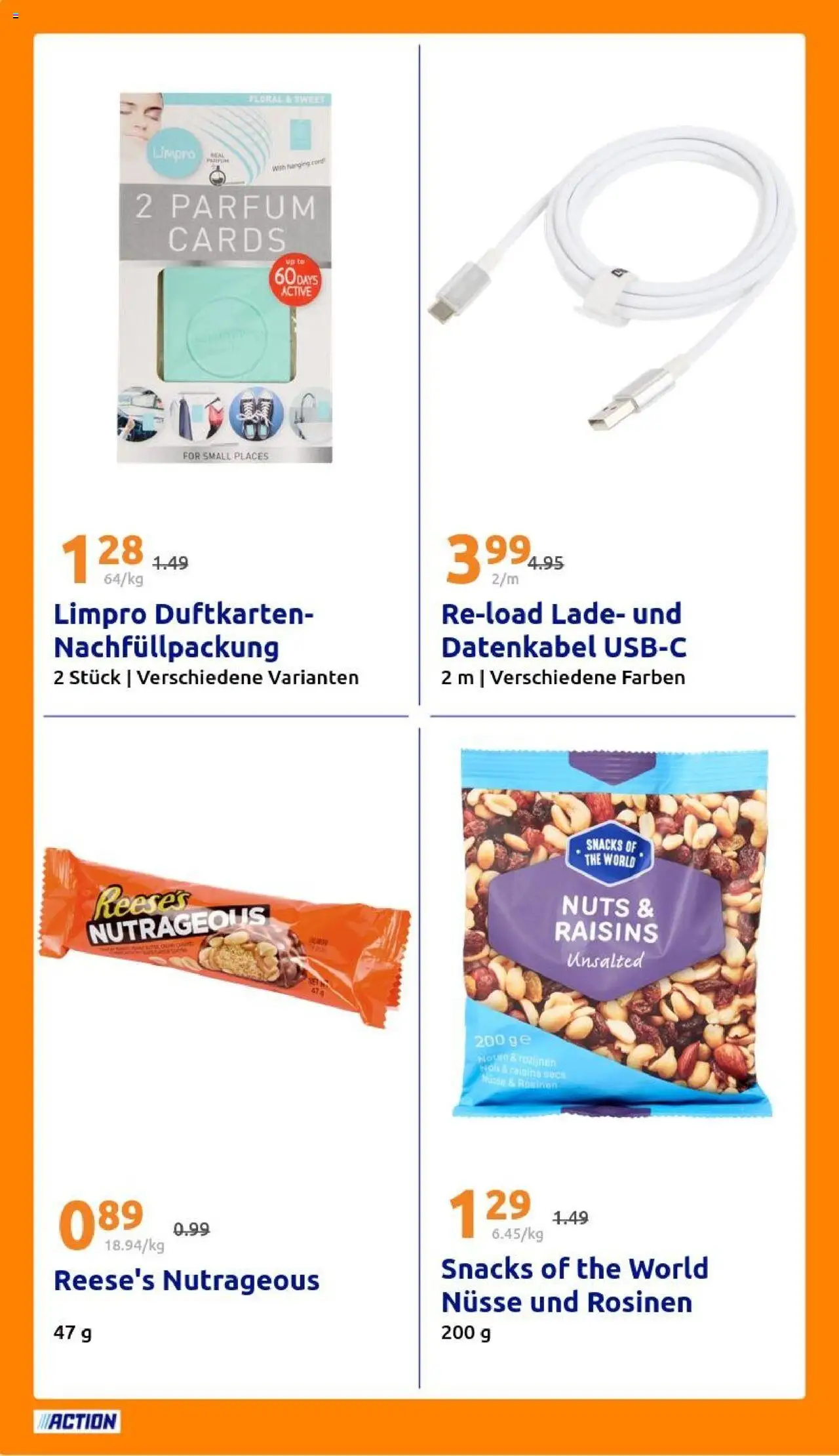 Action Flugblatt gültig ab 15.10.2025 | Seite: 24 | Produkte: Nüsse, Rosinen, Parfüm