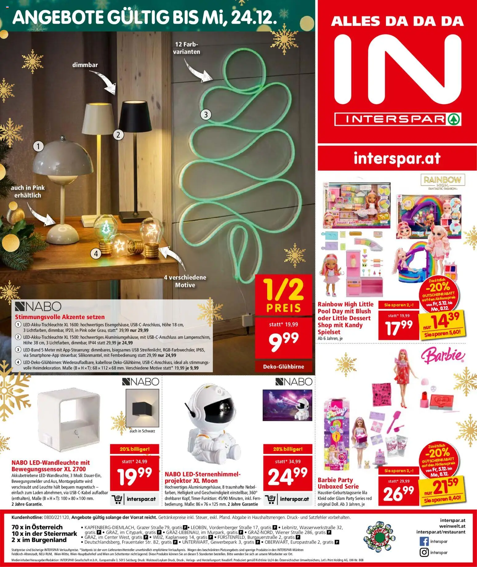 Interspar Flugblatt - Steiermark gültig ab 04.12.2025 | Seite: 20 | Produkte: Box