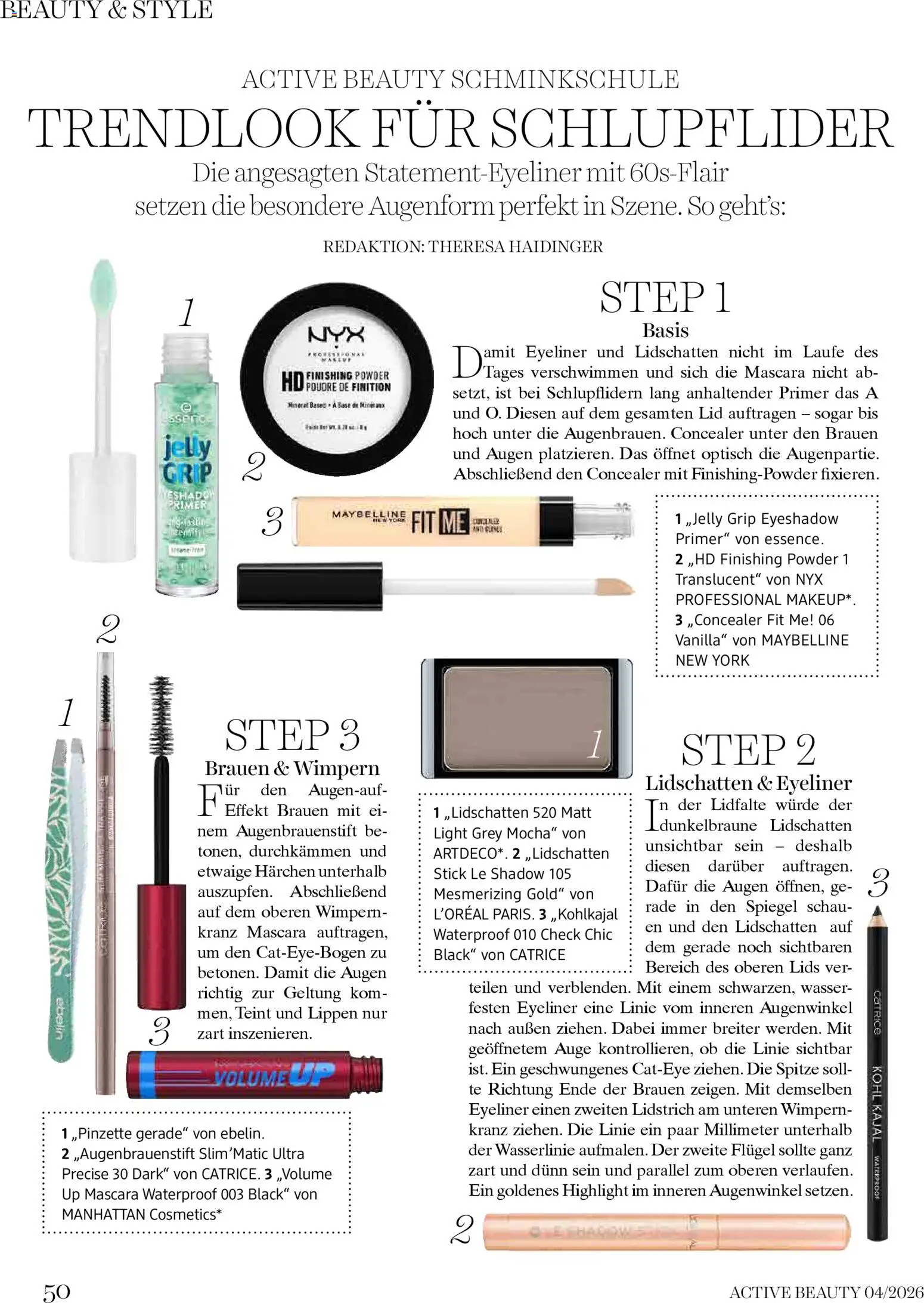 dm drogerie markt Active Beauty Magazin 04/2026 gültig ab 01.04.2026 | Seite: 50