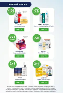 BENU Lekáreň leták platný od 01.03.2026 | Strana: 3 | Produkty: Kolagén, Vichy, Avene