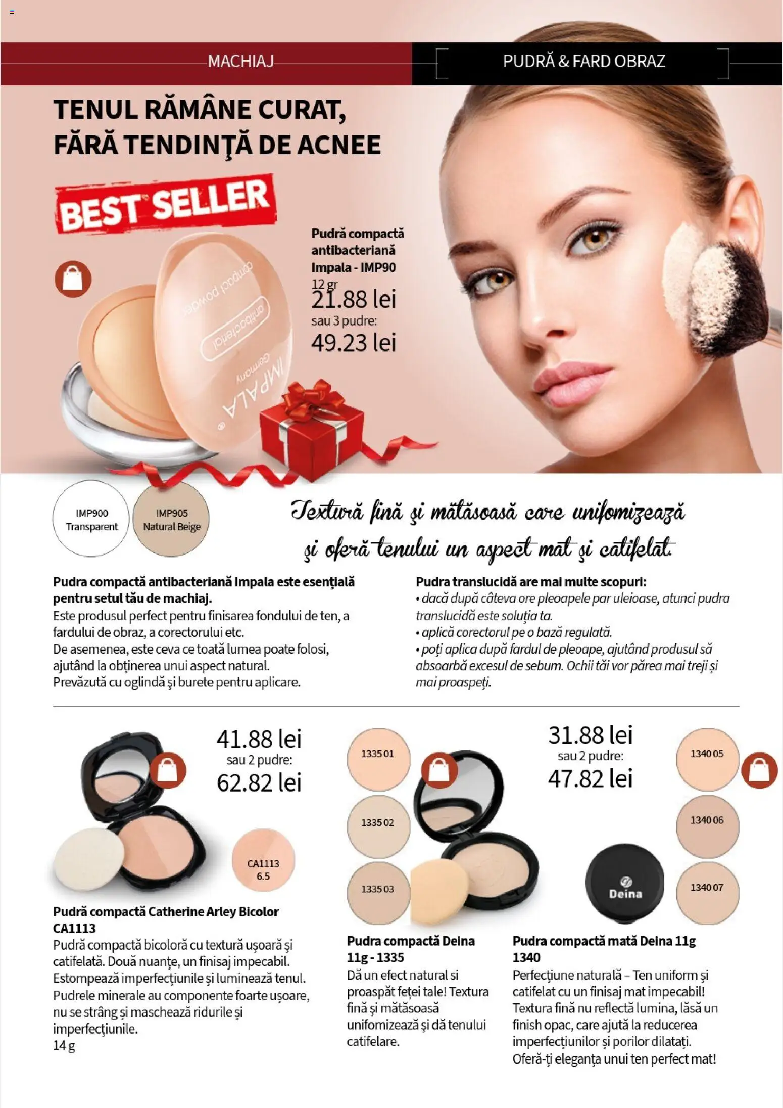 Noul catalog Lady’s – valabil de la 10.11.2025 | Pagină: 81 | Produse: Pudră translucidă, Oglindă, Pudră, Burete