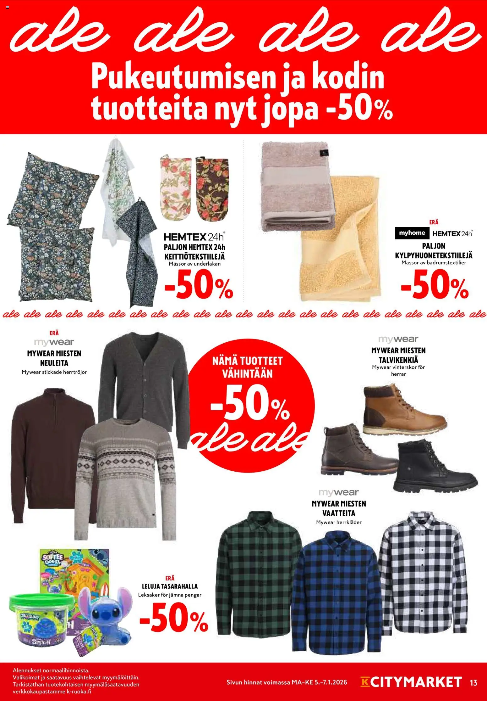 K-Citymarket tarjoukset – voimassa 05.01.2026 alkaen | Sivu: 13