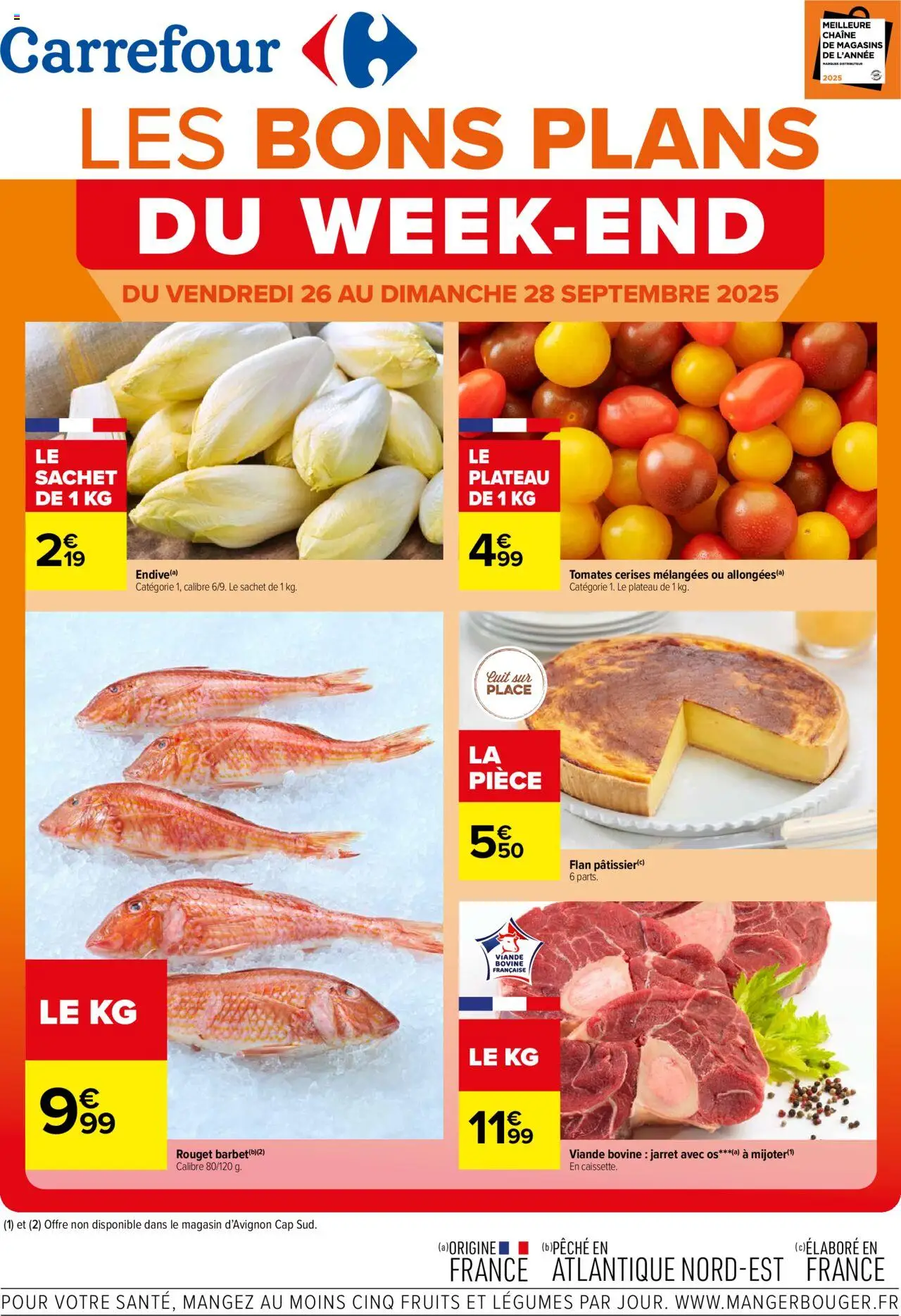  | Page: 1 | Produits: Plateau, Cerises, Tomates, Viande bovine