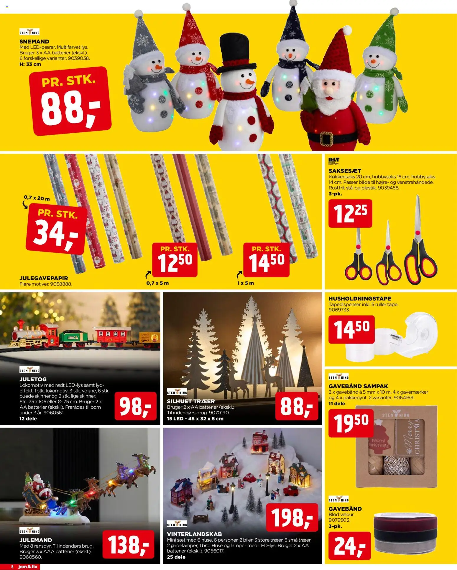 Jem & fix tilbudsavis – gyldig fra 23.11.2025 | Side: 8 | Produkter: Batterier, Lyd
