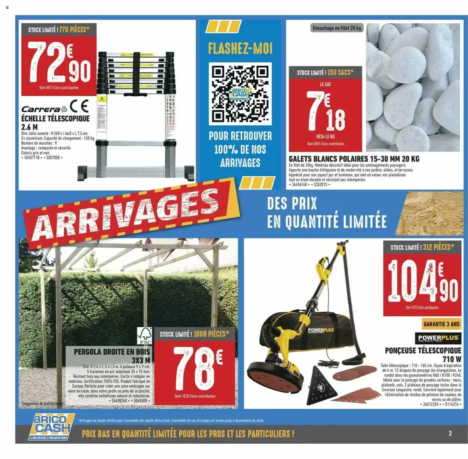 {H1} | Page: 2 | Produits: Sac, Ponceuse, Pergola, Échelle télescopique