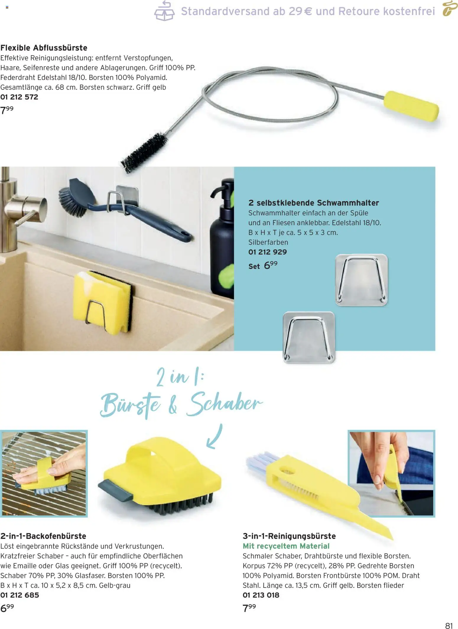 Angebote Tchibo – gültig ab 01.02.2026 | Seite: 81 | Produkte: Bürste