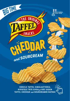 K-Market-mainoslehti voimassa 25.03.2026 alkaen | Sivu: 14 | Tuotteet: Cheddar