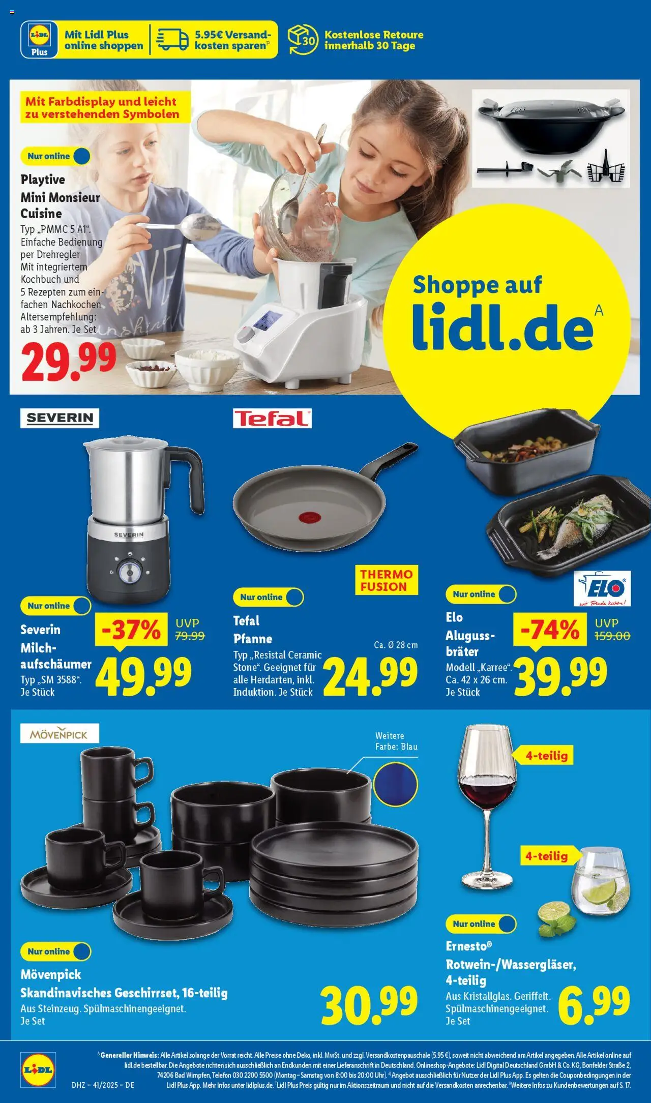 Lidl Prospekt Gundelsheim – gültig ab 06.10.2025 | Seite: 30 | Produkte: Milch, Bad, Telefon