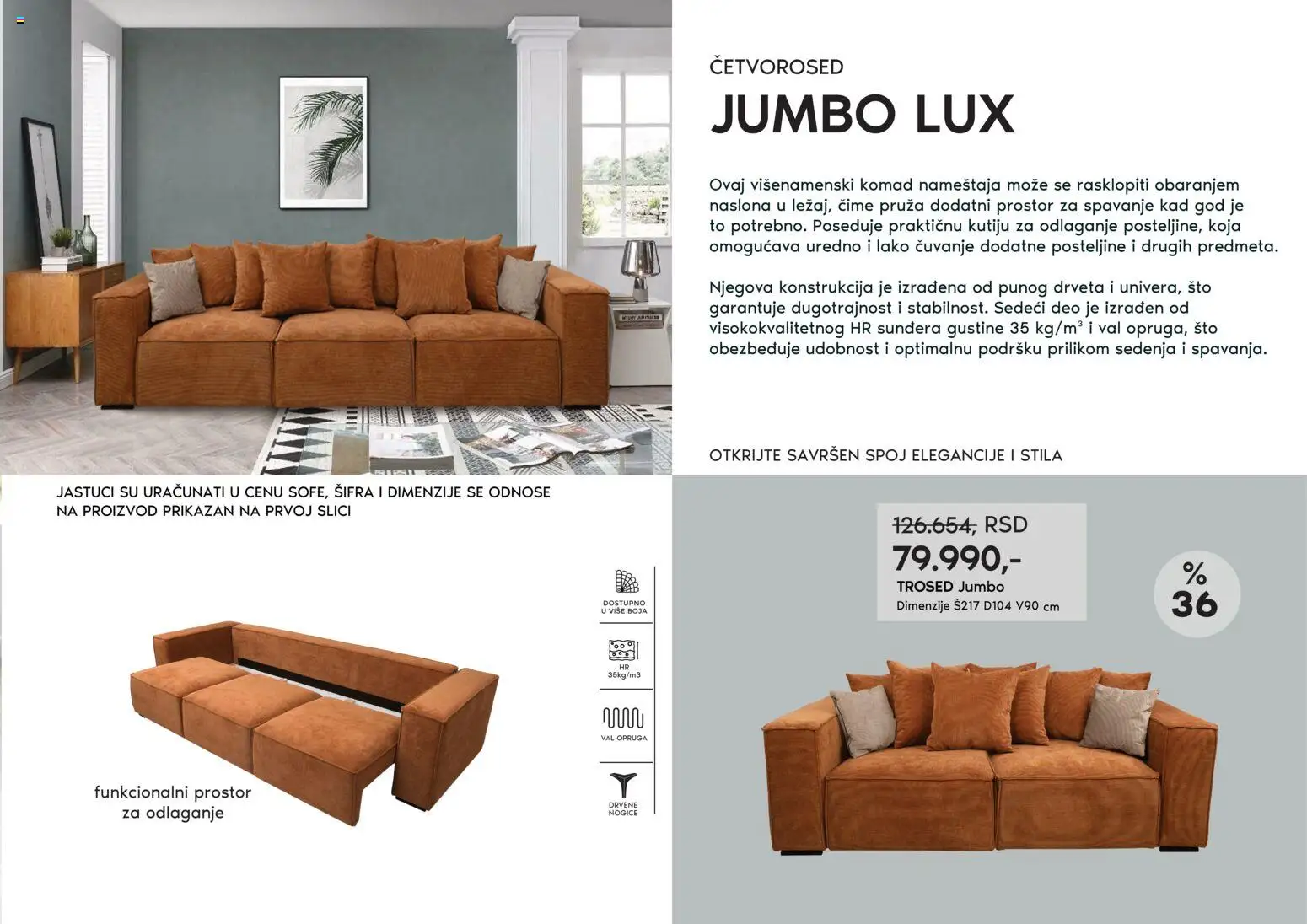 Vitorog katalog - važi od 05.11.2025 | Strana: 13 | Proizvode: Sto, Posteljine, Trosed