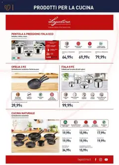 Volantino Unieuro del 12.06.2025 | Pagina: 8 | Prodotti: Casseruola, Alluminio, Pentola a pressione, Batteria