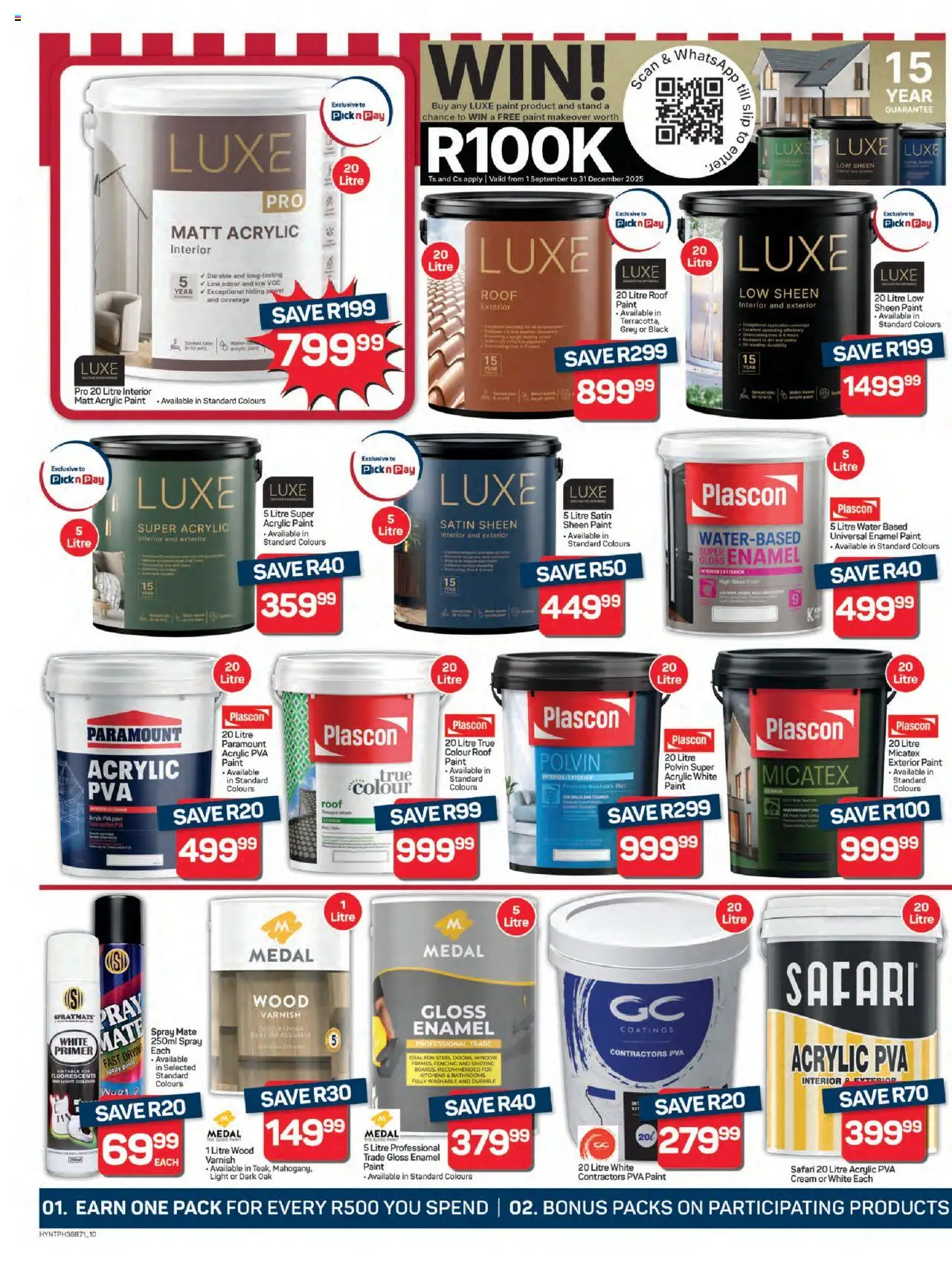 New Pick n Pay catalogue – valid from 20.10.2025 | Page: 10 | Products: Primer, Polvin, Light, Water