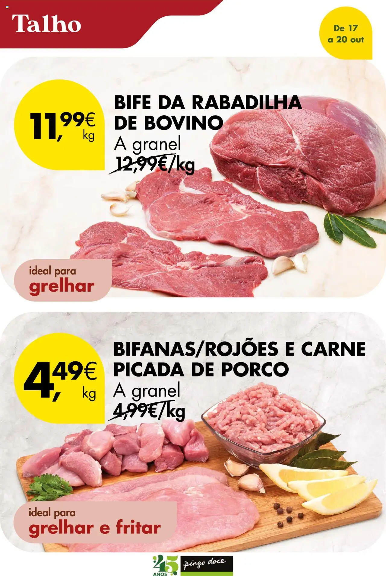 Pingo Doce Poupe este Fim de Semana │ válido de 17.10.2025 | Página: 6 | Produtos: Carne picada, Carne