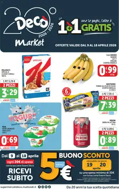 Anteprima del volantino Decò volantino Market Palese, Modugno valido a partire dal 09.04.2026