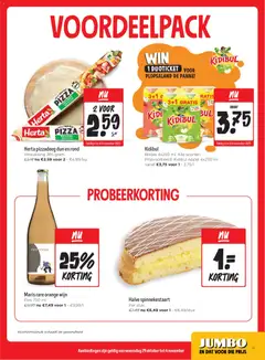 JUMBO folder / publicité - Voorbeeld van een folder van JUMBO, geldig van 29.10.2025 | Pagina: 13 | Producten: Pizza, Fles, Wijn, Deeg