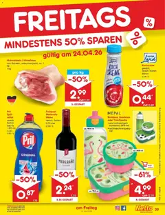 Netto Marken-Discount Prospekt Bremen-Lesum	 ab 20.04.2026 gültig | Seite: 55 | Produkte: Freixenet, Creme, Wurst, Pril