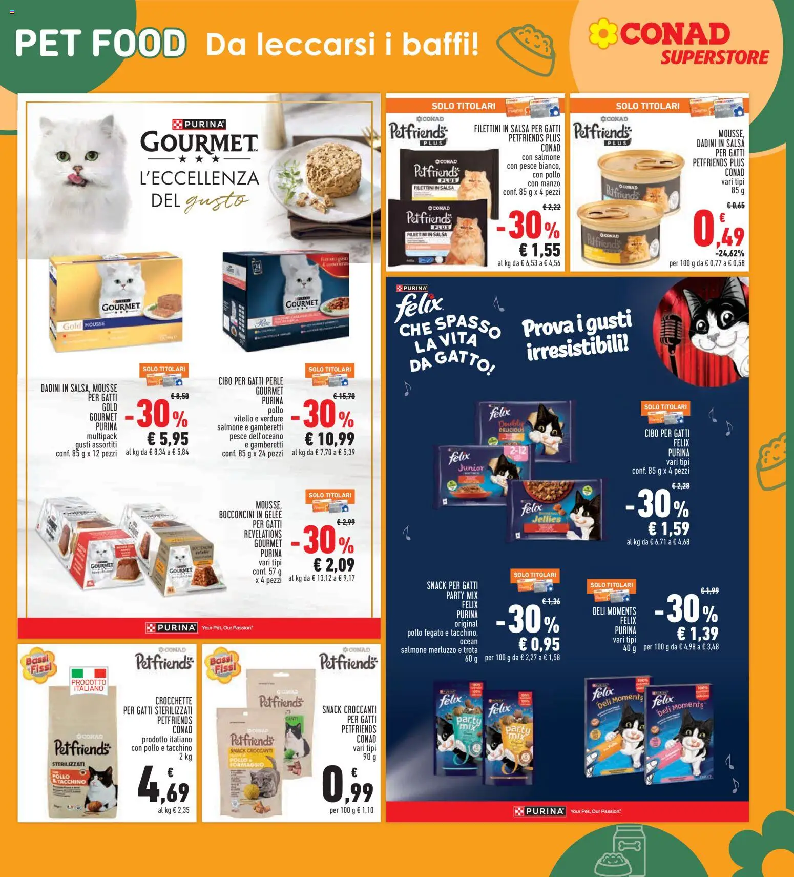 Volantino Conad del 26.02.2026 | Pagina: 27 | Prodotti: Manzo, Trota, Verdure, Salsa