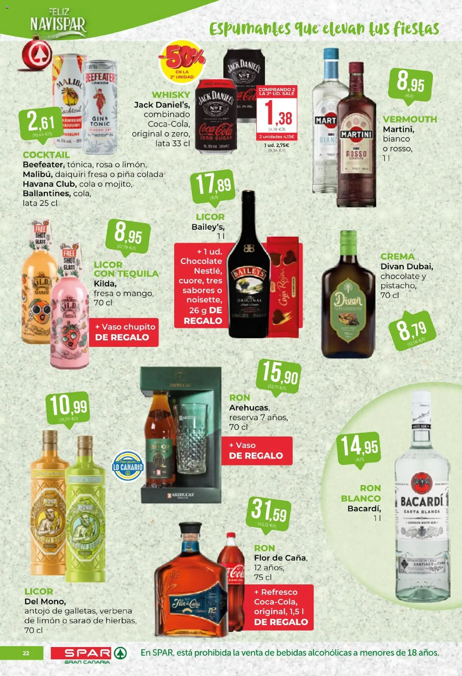 Spar - folleto │ válido desde el 12.12.2025 | Página: 22 | Productos: Chocolate, Piña, Crema, Caja