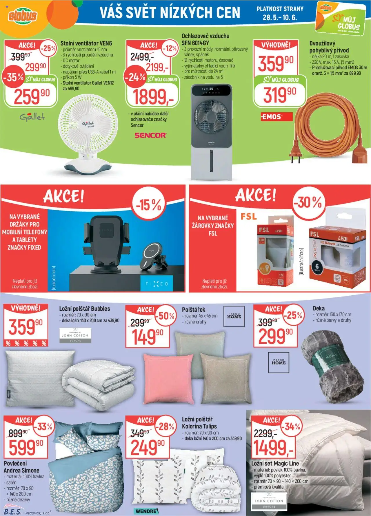 Globus leták od 28.05.2025 | Strana: 38 | Produkty: Kabel, Deka, Zásuvka, Mobilní telefony