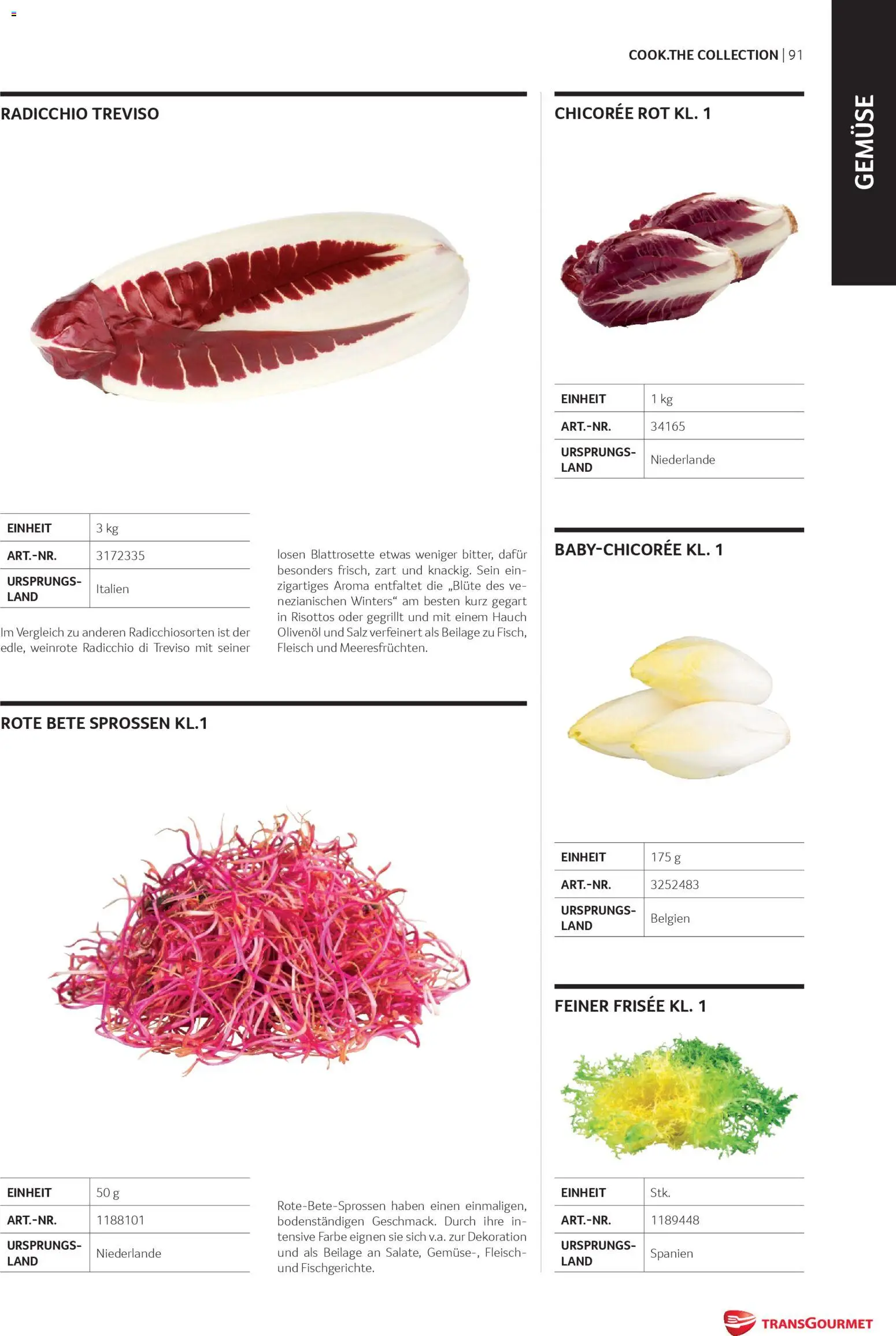 Transgourmet Cook Look-Book gültig ab 08.04.2026 | Seite: 91 | Produkte: Gemüse, Salz