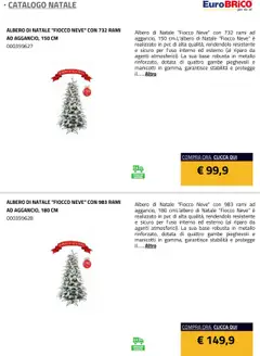 Anteprima del volantino Eurobrico Natale catalogo valido a partire dal 23.07.2025 | Pagina: 9 | Prodotti: Albero di natale