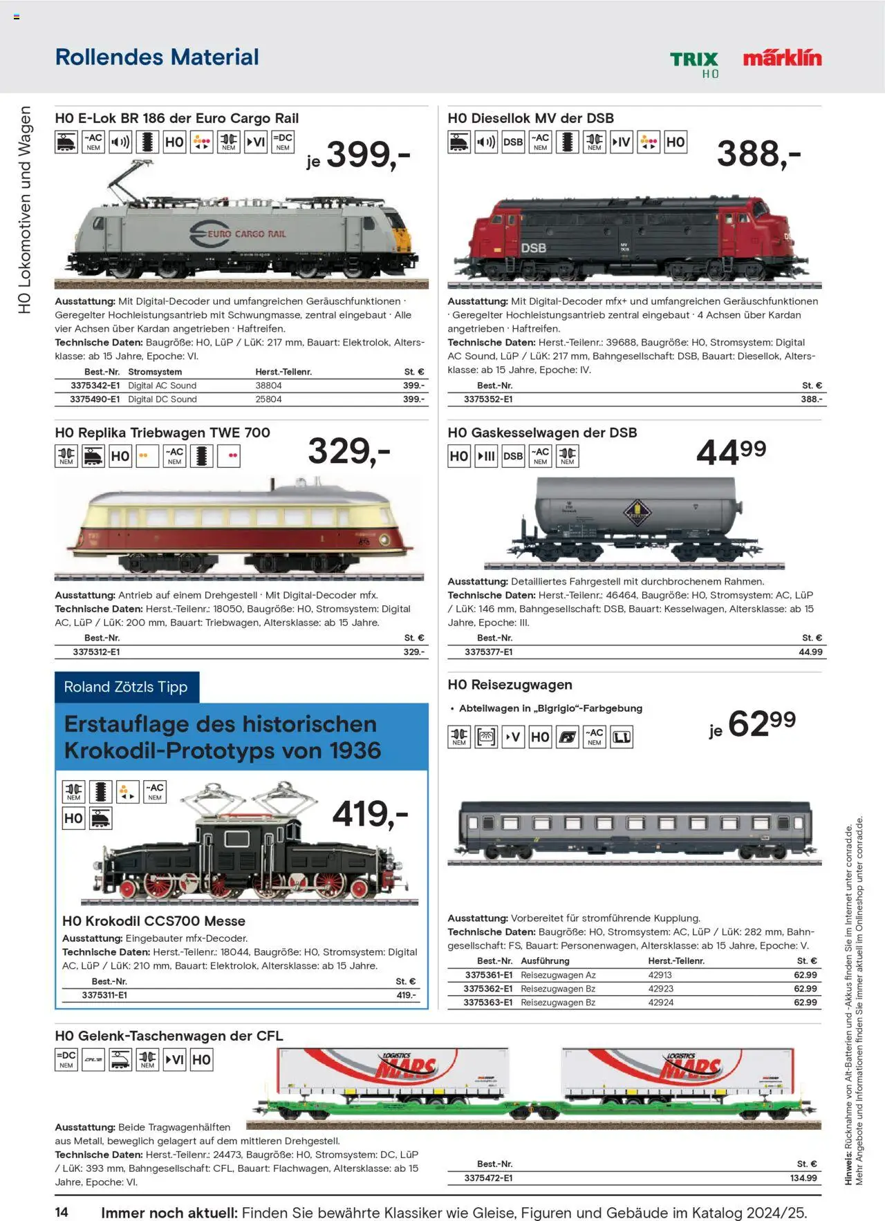 Conrad  Modellbahn Katalog - gültig ab dem 25.08.2025 | Seite: 16
