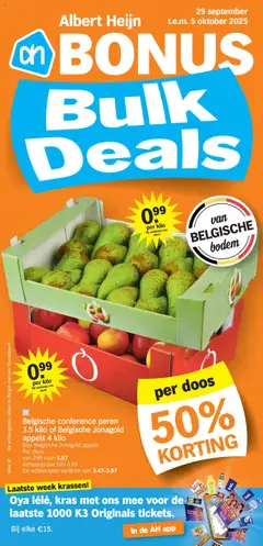 Albert Heijn folder week  / de la semaine 40 - Voorbeeld van een folder van Albert Heijn, geldig van 29.09.2025