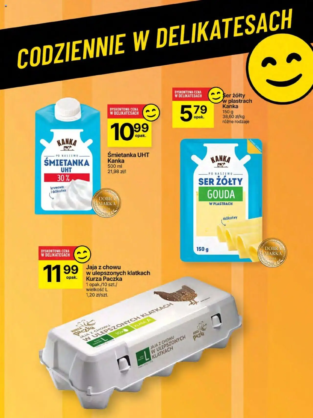 Delikatesy Centrum Gazetka - Sklepy Własne od 05.06.2025 | Strona: 50 | Produkty: Ser żółty, Ser, Jaja