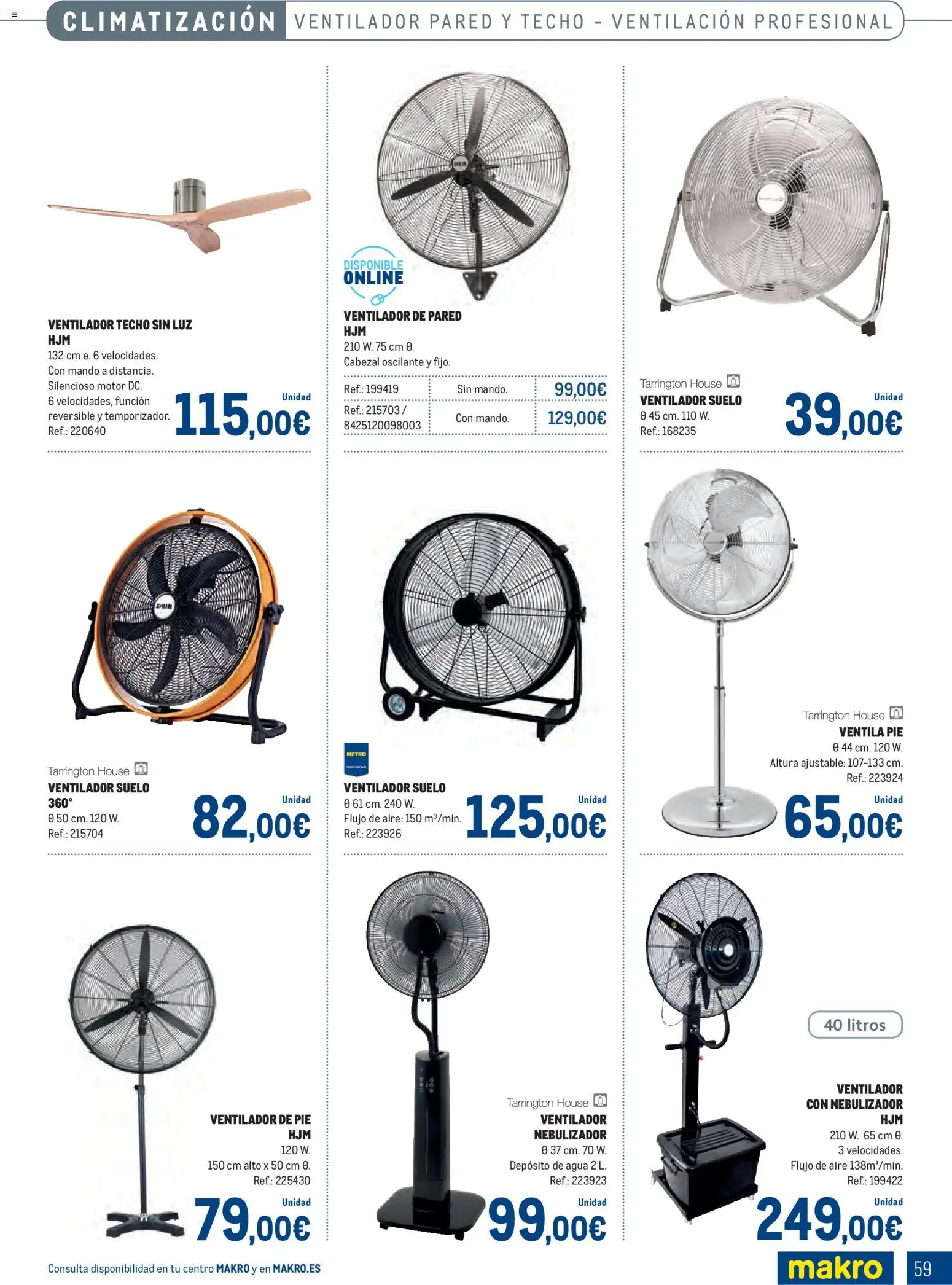 Makro - Especial Terrazas │ válido desde el 09.03.2026 | Página: 59 | Productos: Ventilador, Ventilador de pie