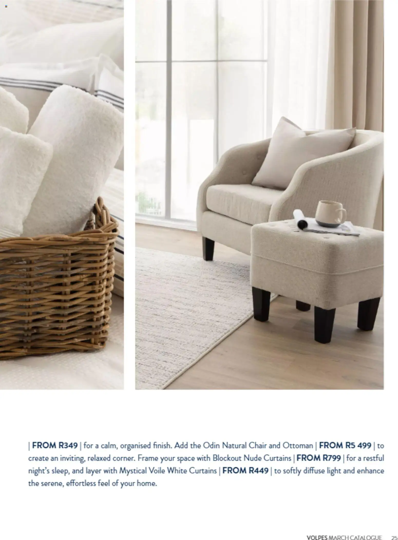 New Volpes catalogue – valid from 01.03.2026 | Page: 25 | Products: Frame, Chair, Light, Ottoman