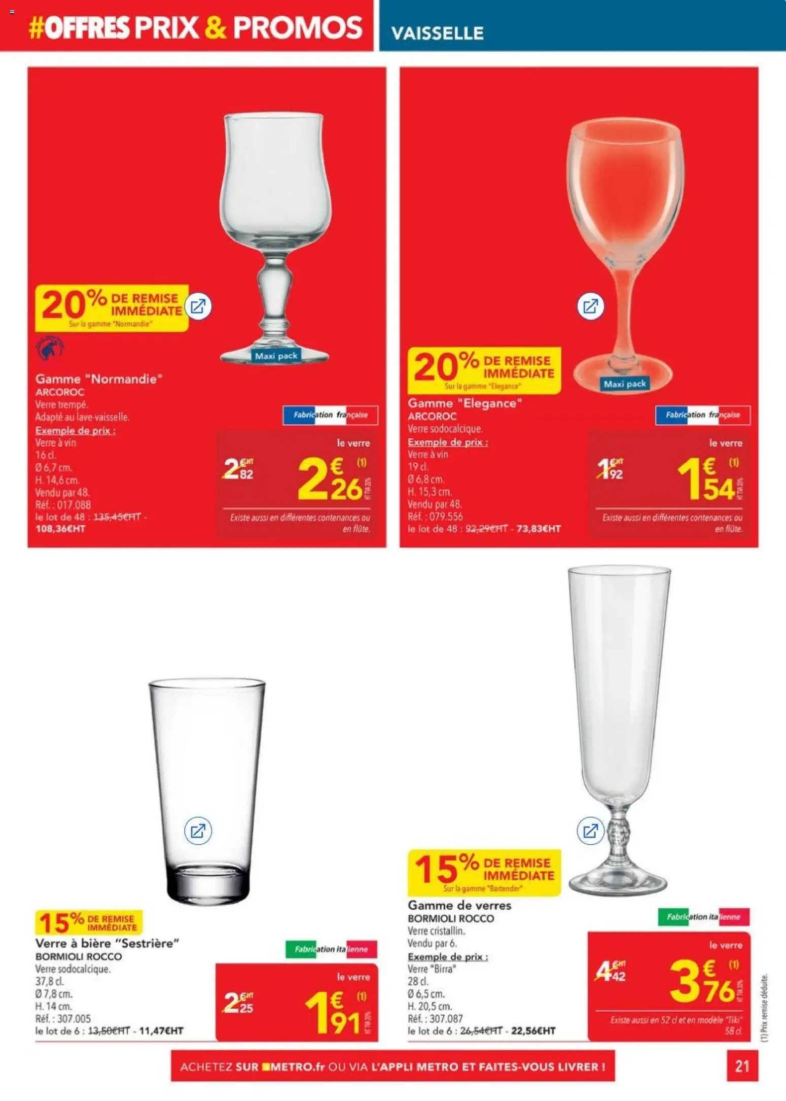 {H1} | Page: 21 | Produits: Flûte, Vin, Bière