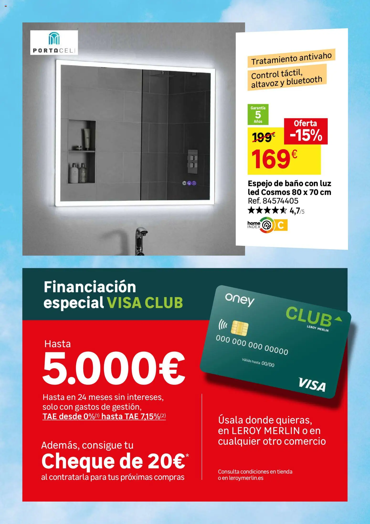 Leroy Merlin catálogo │ válido desde el 21.04.2026 | Página: 46 | Productos: Altavoz, Baño, Espejo