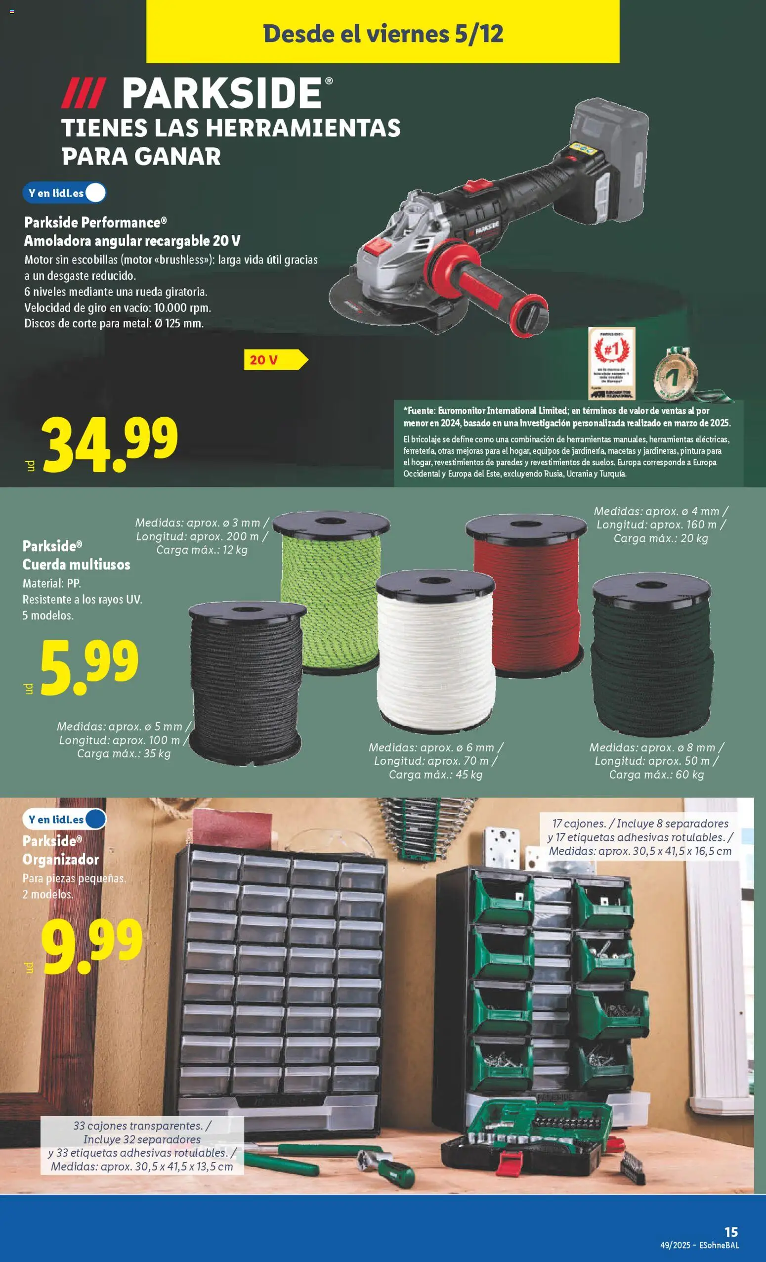 Lidl folleto de bazar │ válido desde el 01.12.2025 | Página: 37 | Productos: Organizador