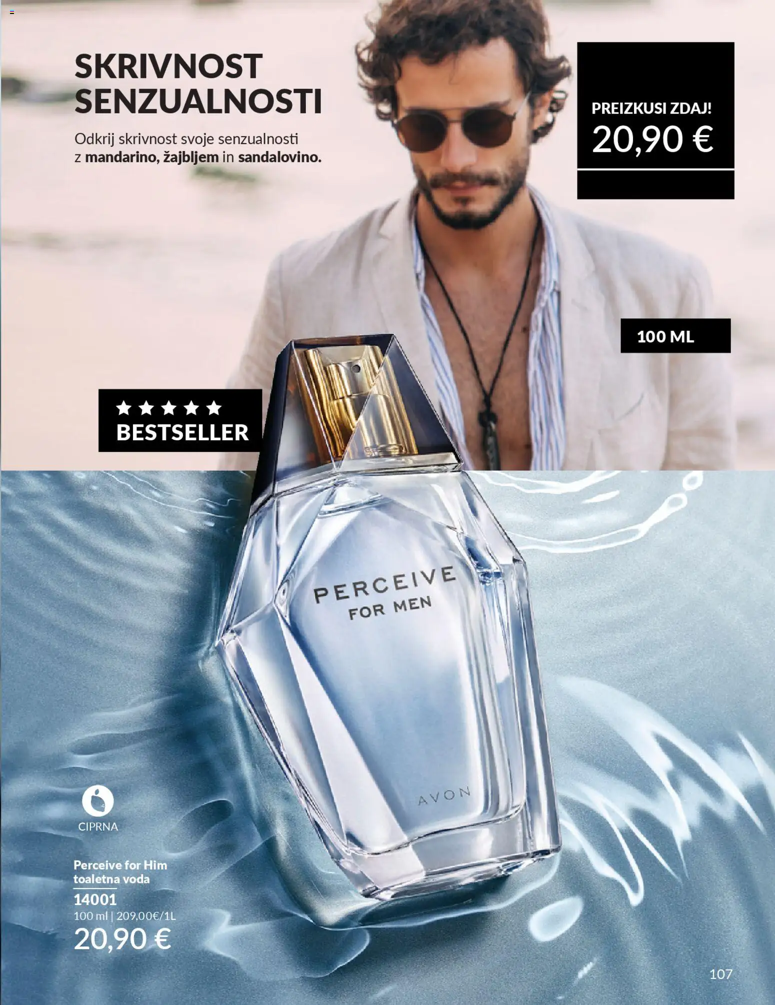 Novi Avon katalog ponudbe – veljaven od 29.12.2025 | Stran: 107 | Izdelki: Voda, Toaletna voda