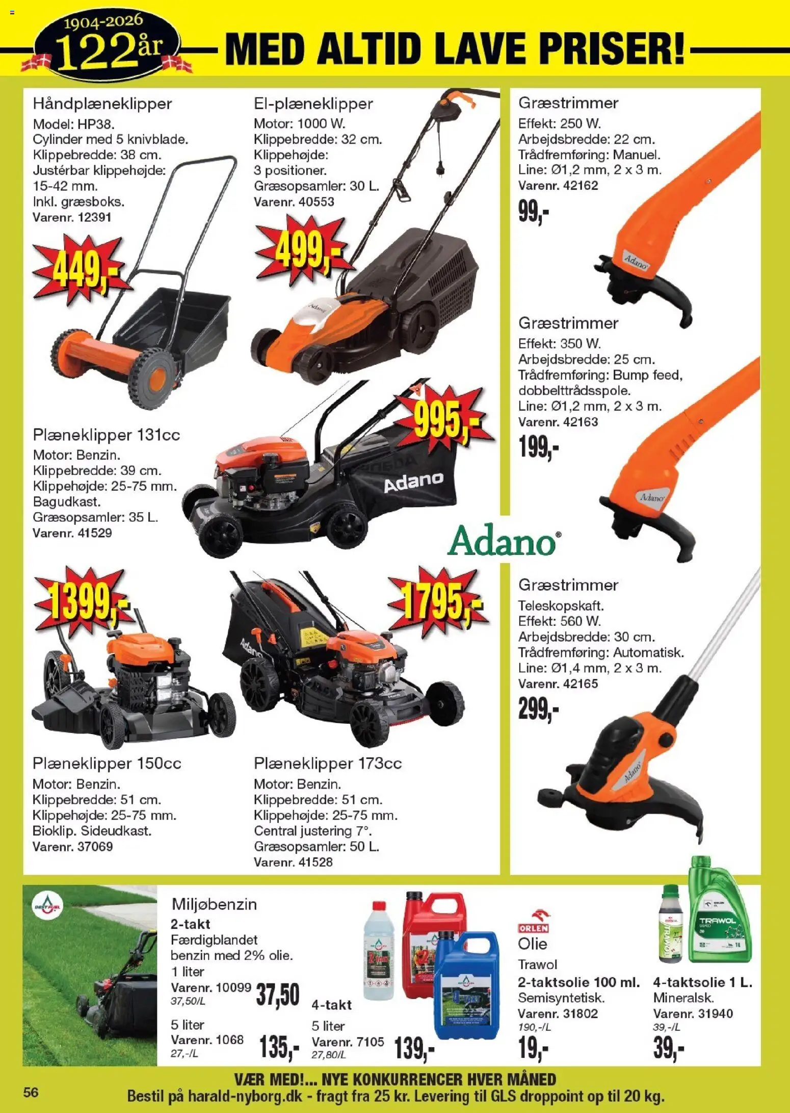 Harald Nyborg tilbudsavis – gyldig fra 09.04.2026 | Side: 60 | Produkter: Olie
