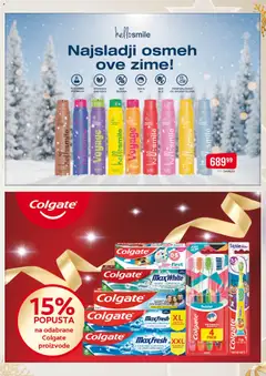Super DIS zajedno u prazničnoj čaroliji - pregled Super DIS kataloga - važi od 07.12.2025 | Strana: 19 | Proizvode: Colgate