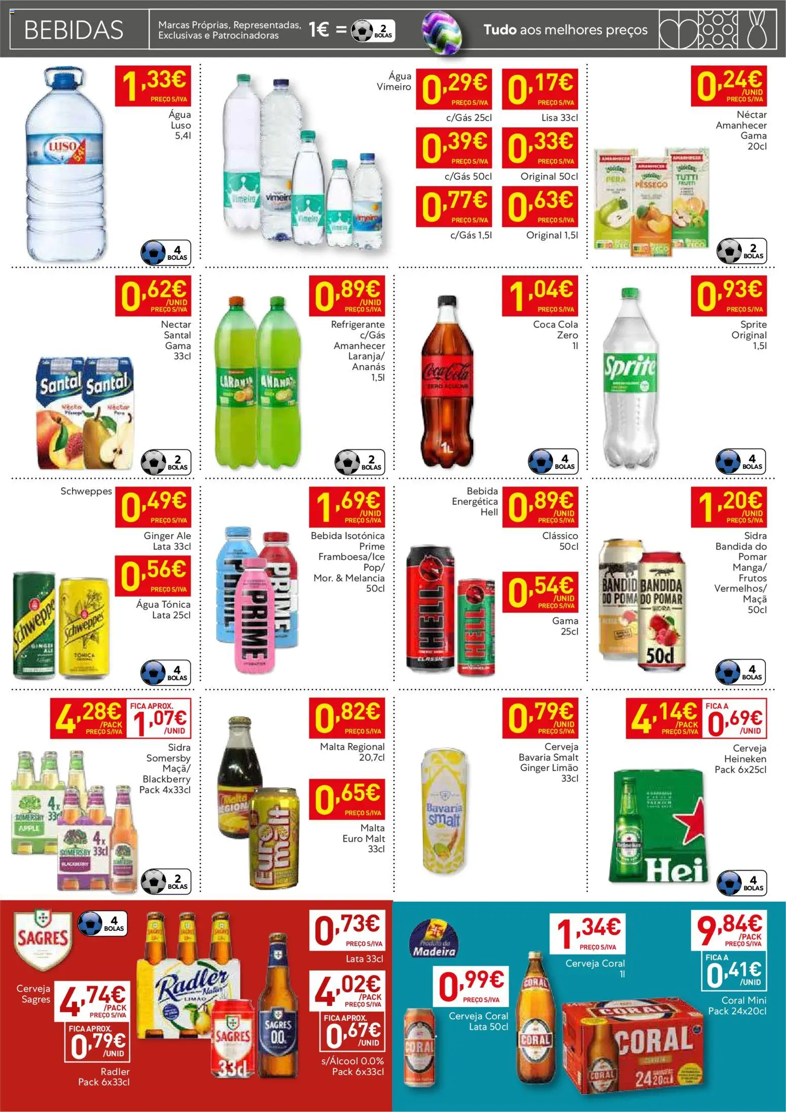 Recheio - Bons Negócios Madeira │ válido de 31.03.2026 | Página: 12 | Produtos: Maça, Cerveja, Somersby, Bebida