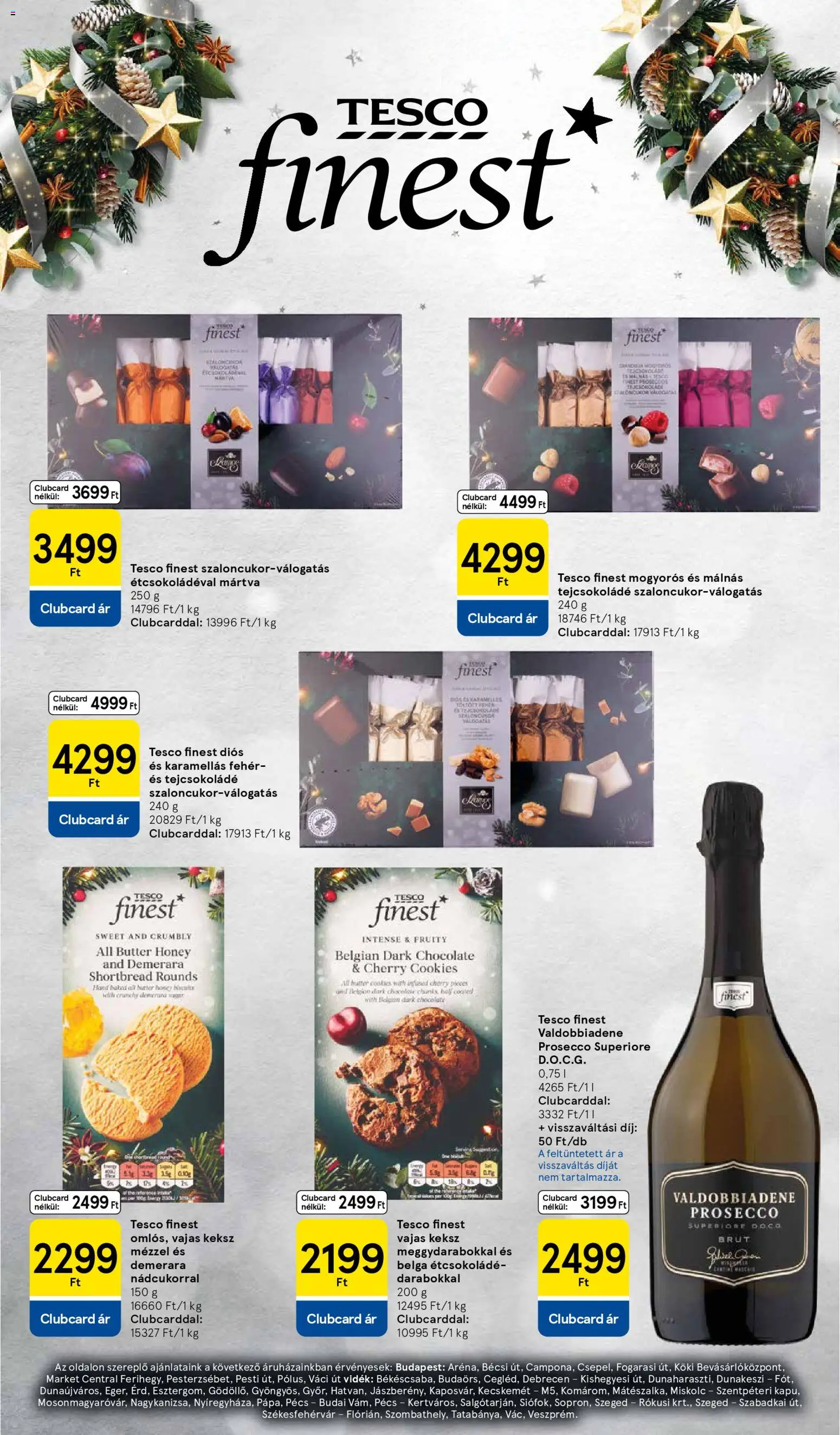 Tesco akciós ujság - amely érvényes a következő dátumtól: 06.11.2025 | Oldal: 2 | Termékek: Étcsokoládé, Tejcsokoládé, Keksz