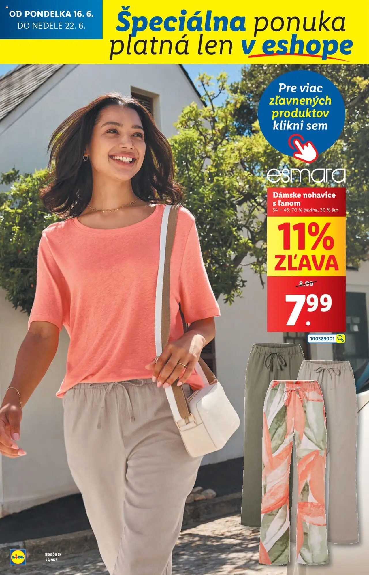 Lidl leták │ platný od 16.06.2025 | Strana: 62 | Produkty: Nohavice