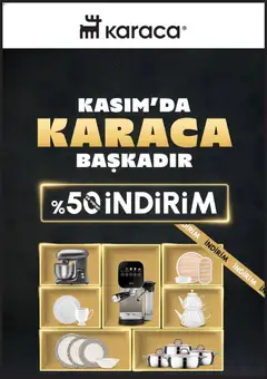 16.11.2025 tarihinden itibaren geçerli olan Karaca kataloğu önizlemesi