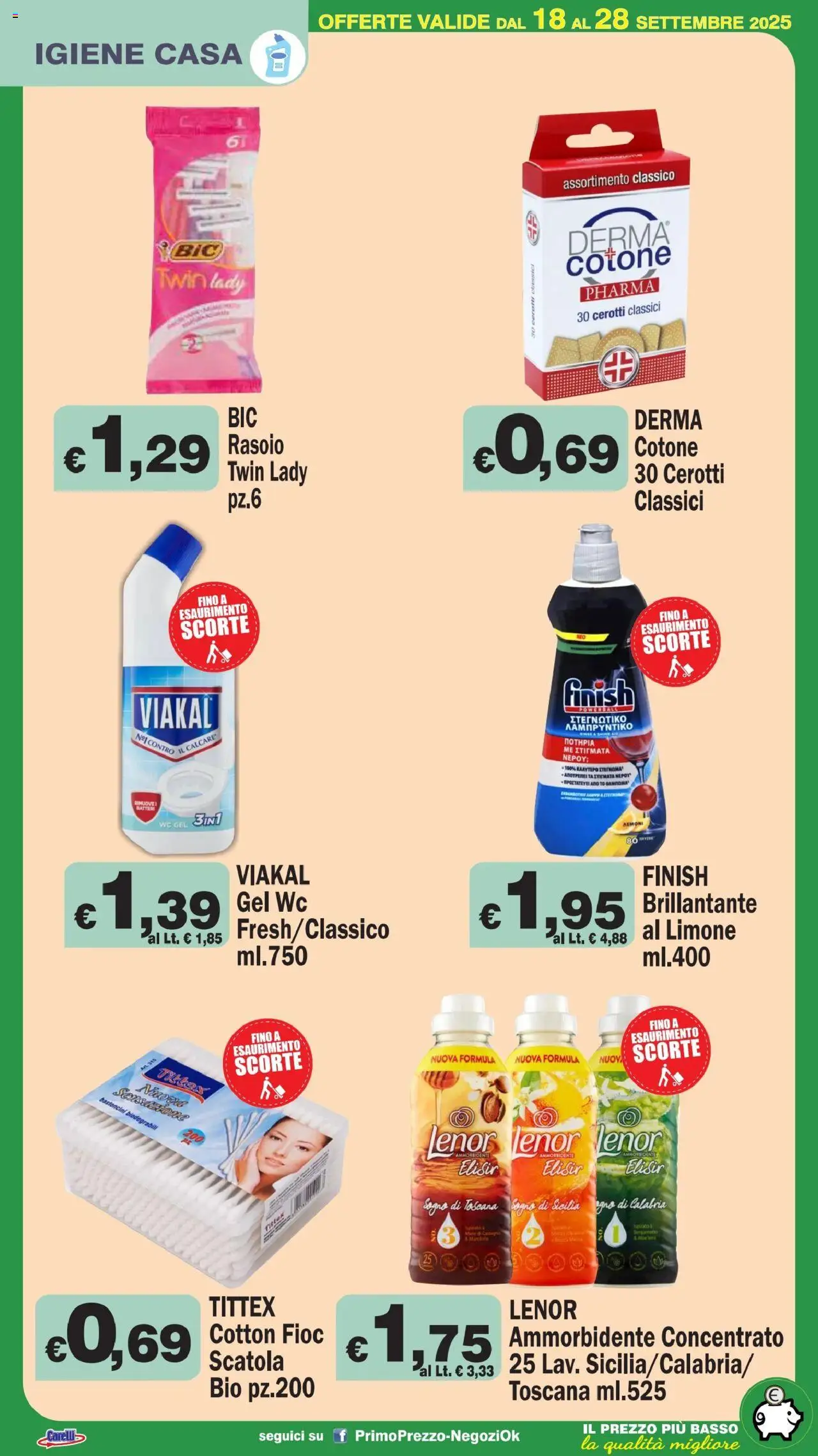 Volantino Primo Prezzo del 18.09.2025 | Pagina: 22